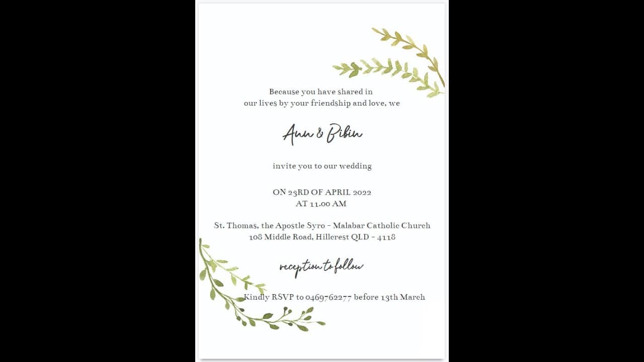 Ann & Bibin Wedding Reception