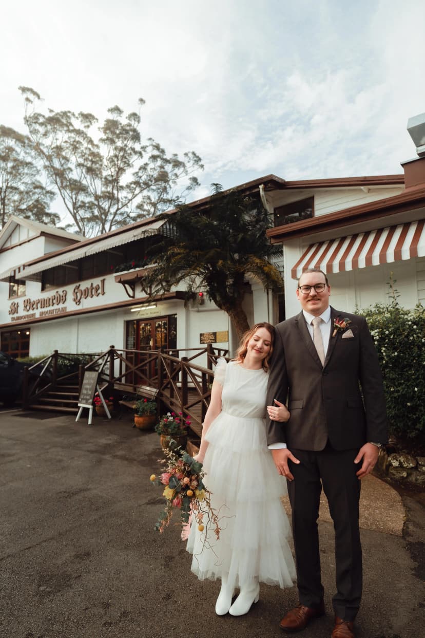 Lovely couple at Bernado hotel, Le Artist